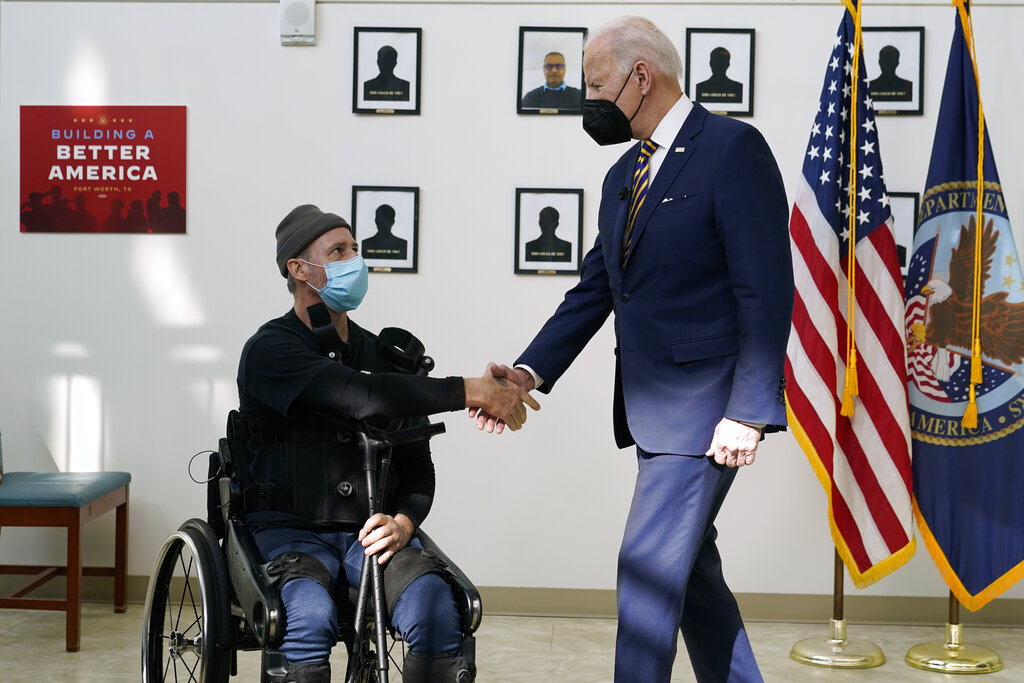 Veterans health bill marks a personal victory for Biden