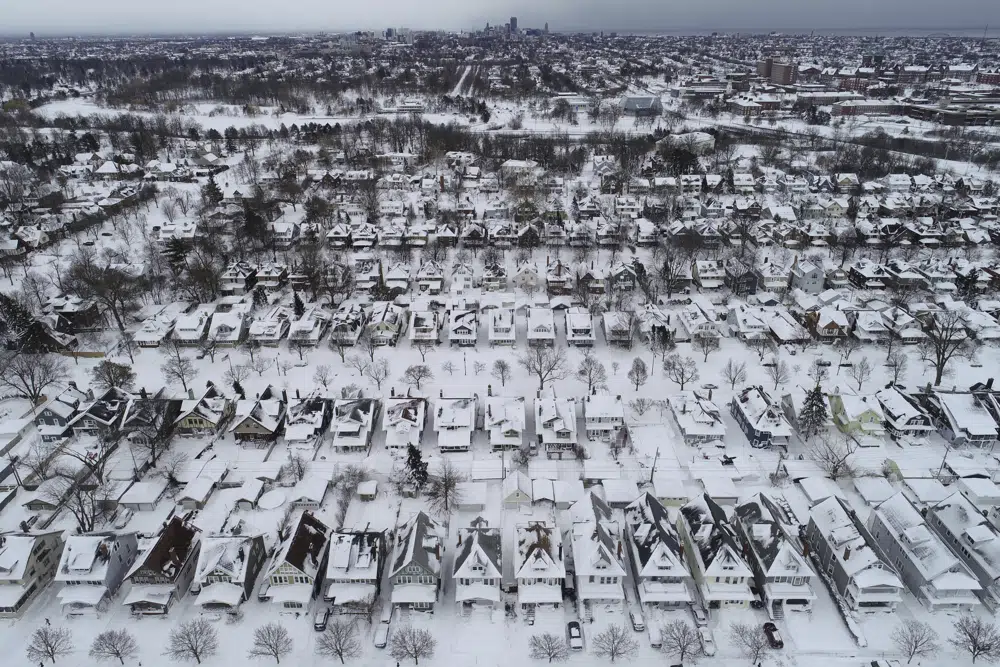 Military police enforce driving ban in snow-stricken Buffalo