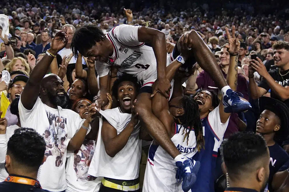 UConn wins March Madness with 76-59 smothering of SDSU