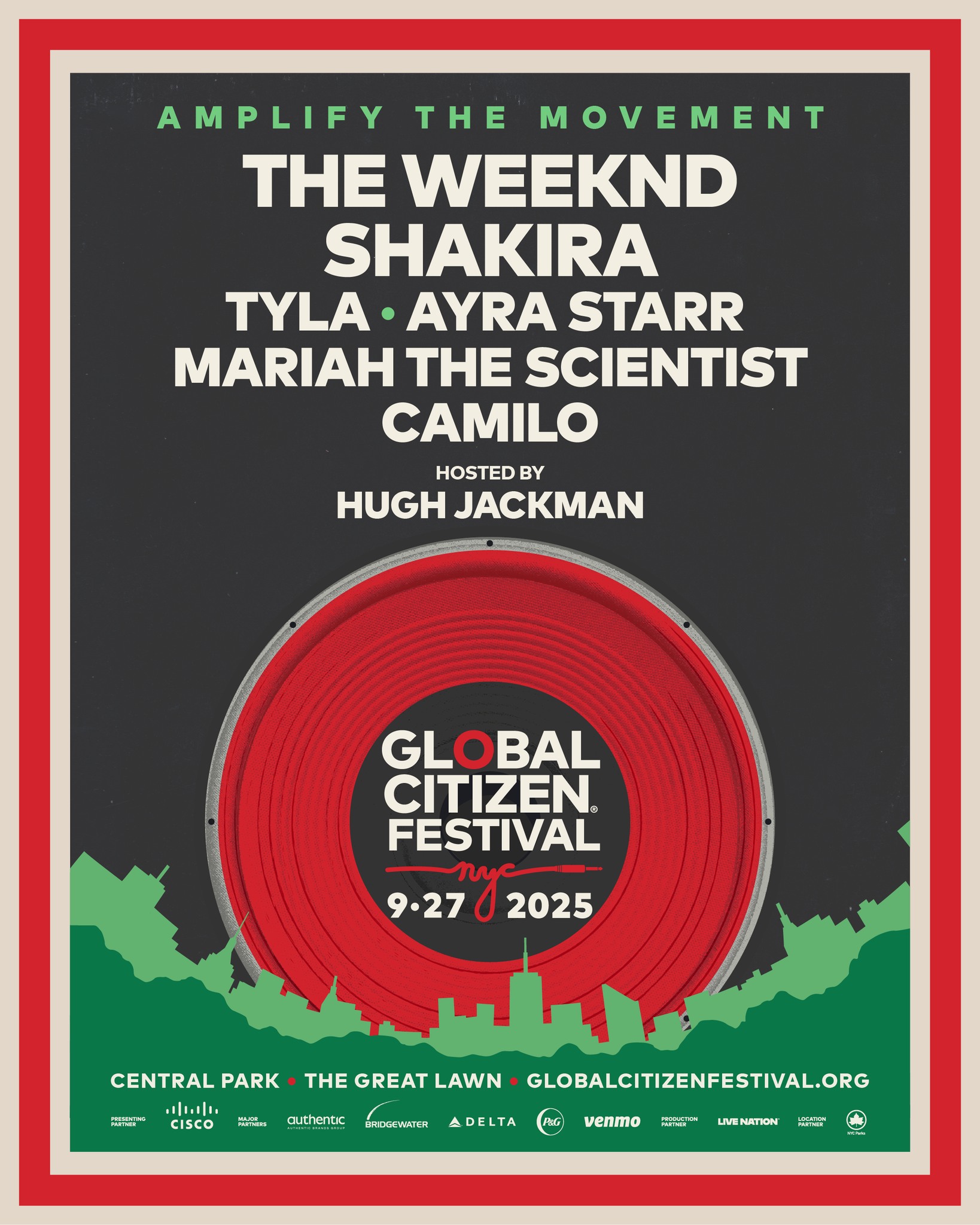 Win VIP tickets to The 2025 Global Citizen Festival