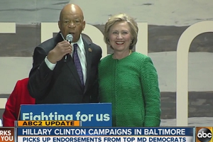 Hillary Clinton Makes First Maryland Campaign Stop in Baltimore