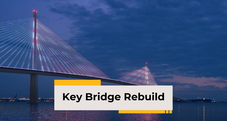 Key Bridge Rebuild Advances as Dali Departs Baltimore