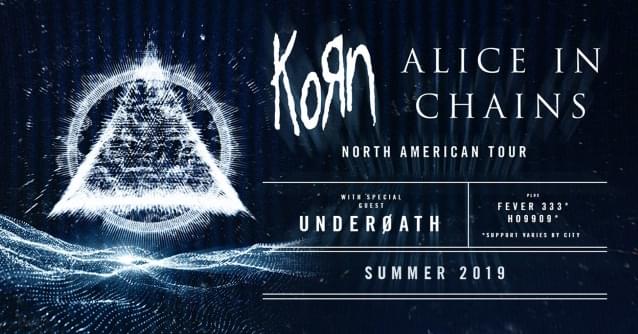 Korn, Alice In Chains, Underoath, Fever 333