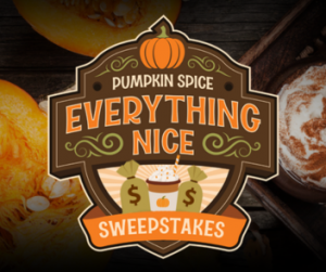 Pumpkin Spice Sweepstakes