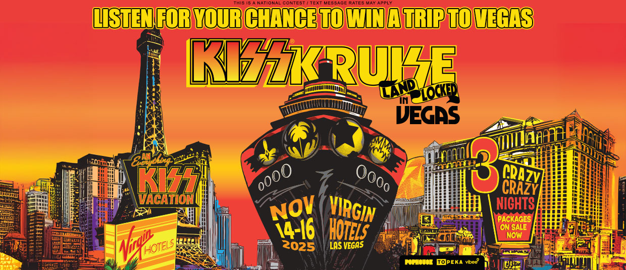 Listen for your chance to win a trip to KISS Kruise in Las Vegas!