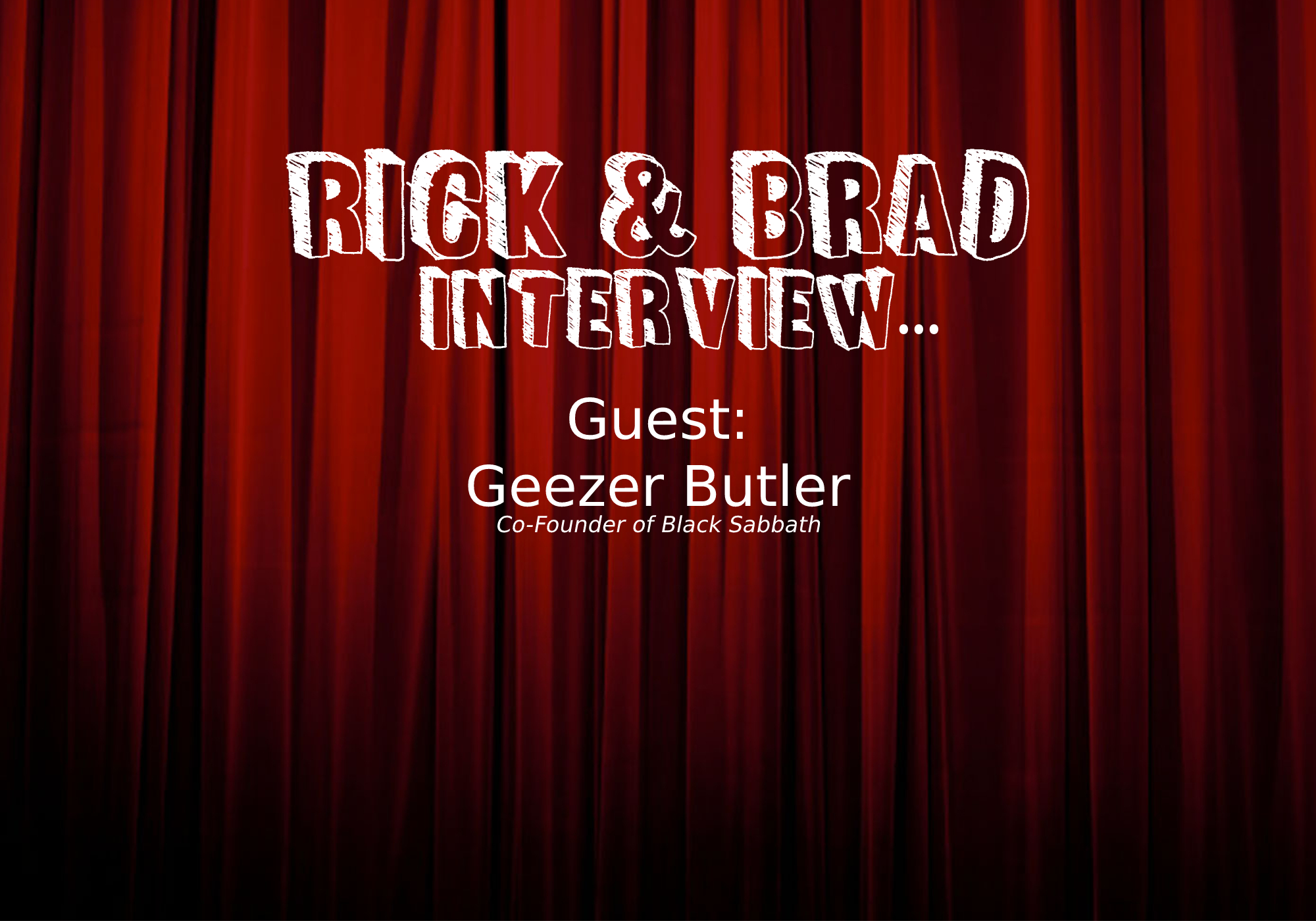 R&B Interview: Geezer Butler