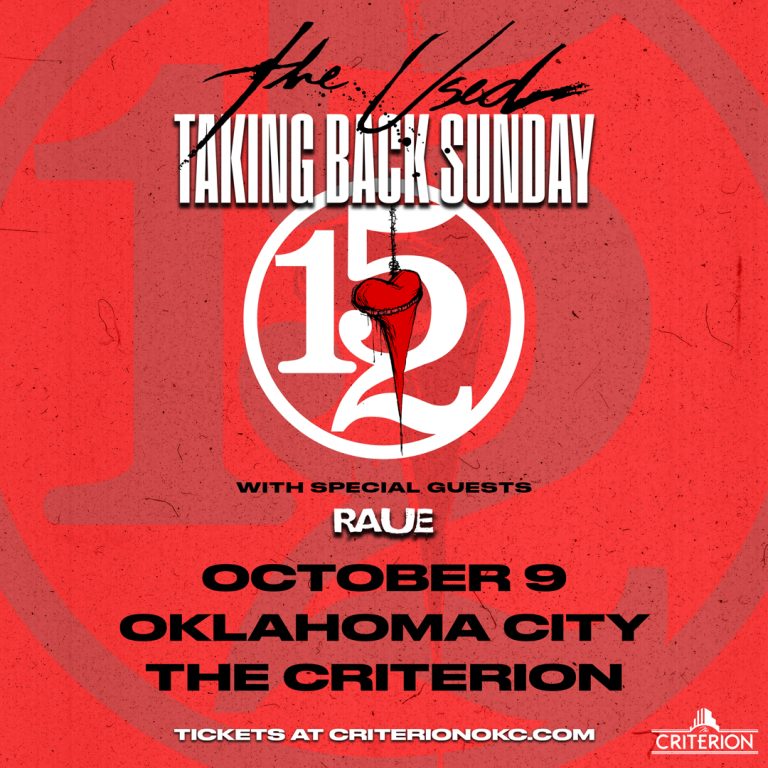 Taking Back Sunday & The Used October 8th The Criterion KATTFM