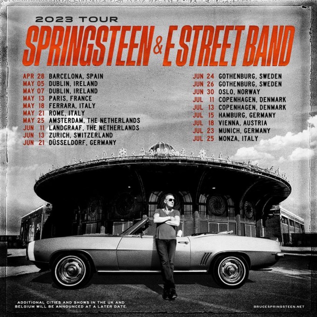 Bruce Springsteen and E Street Band announce tour dates