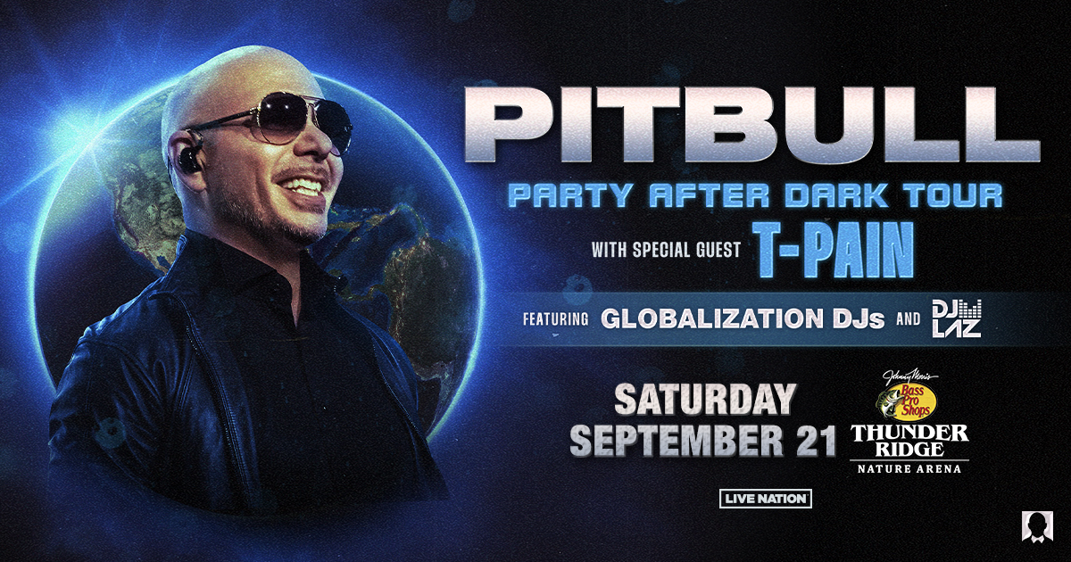 Pitbull/T-Pain – Saturday, September 21, 2024 – Thunder Ridge Nature Arena