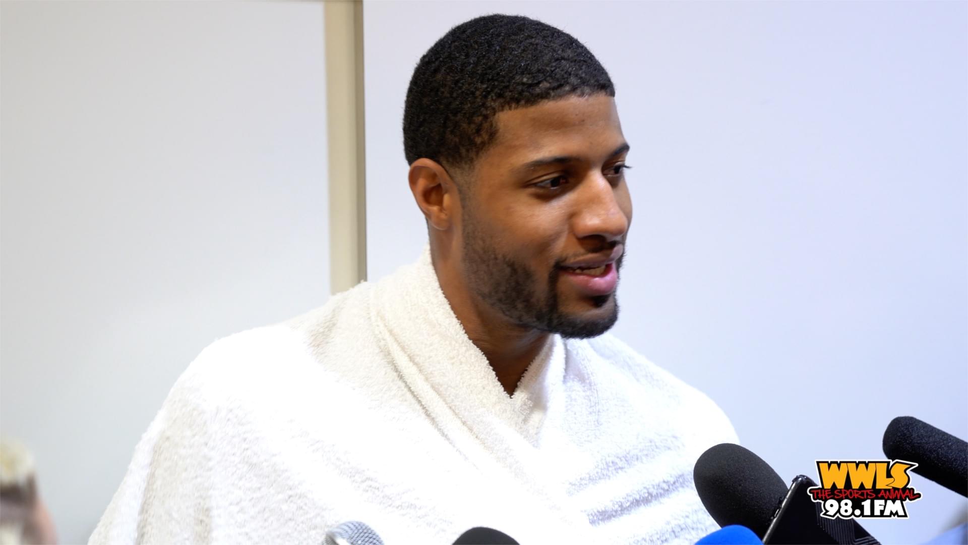 PAUL GEORGE DISCUSSES WIN OVER TRAIL BLAZERS