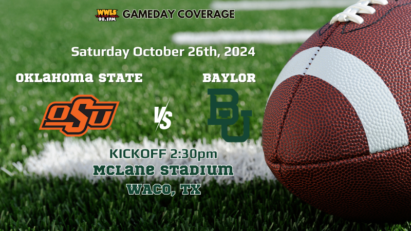 Oklahoma State vs. Baylor SAT 10/26/24 – Gameday Coverage