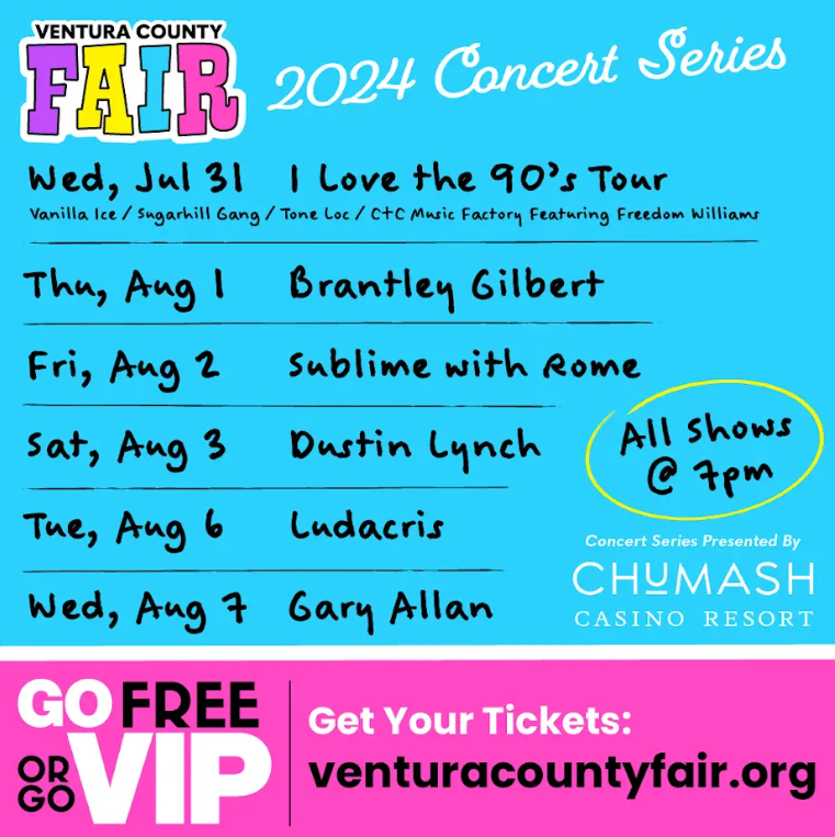 2024 Ventura County Fair Concert Series