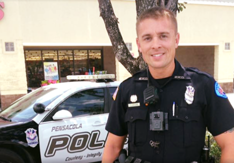 Graffiti Bridge Painted to honor Pensacola Officer fighting brain cancer