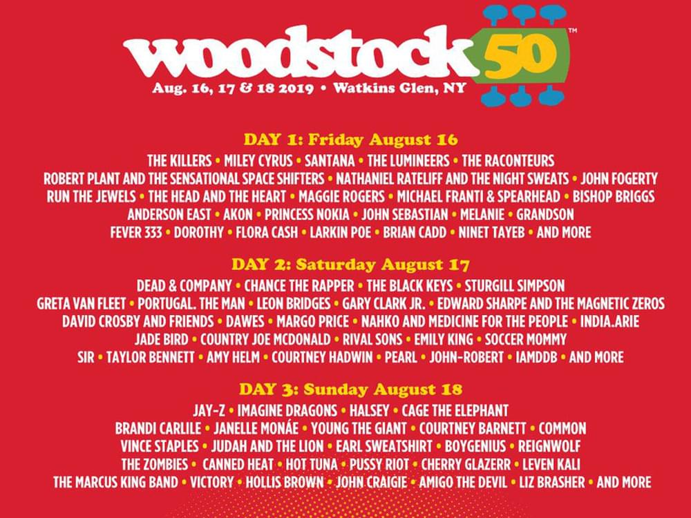 The Woodstock 50 Festival Has Been Canceled After Ongoing Logistical Problems