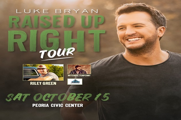 Luke Bryan This Saturday At Peoria Civic Center
