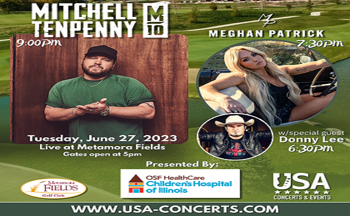 Mitchell Tenpenny Comes to Metamora, IL. For One Night Only.