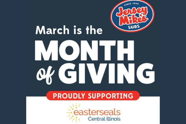 Jersey Mike’s is giving back to Easter Seals Central Illinois!