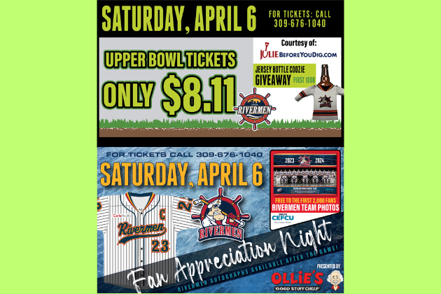 Your Peoria Rivermen’s Final Regular Season Home Game of 2024 is this Saturday!