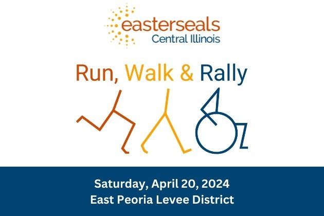 Join Us At The Easter Seals ‘Run, Walk & Rally’ Event In East Peoria Saturday!