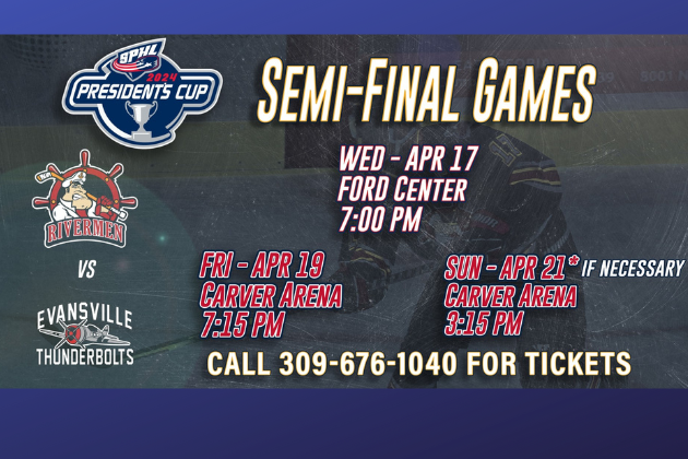 Your Peoria Rivermen Advance to the SPHL Semi-Finals!
