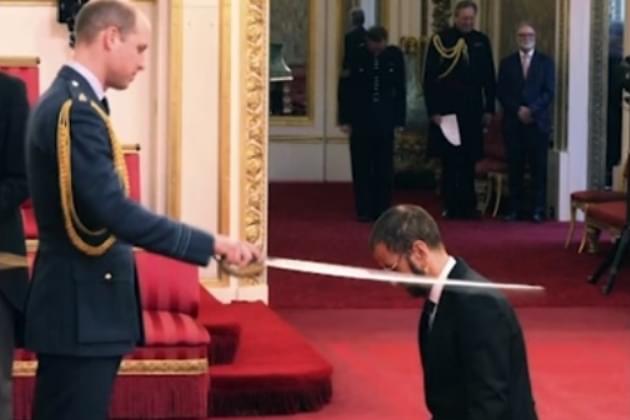 Ringo Starr Knighted At Buckingham Palace [VIDEO]