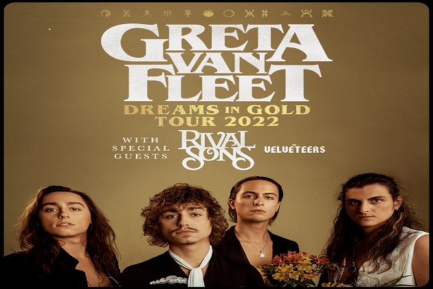 Greta Van Fleet ‘Dreams In Gold Tour’ Will Play The Peoria Civic Center On March 26th 2022!
