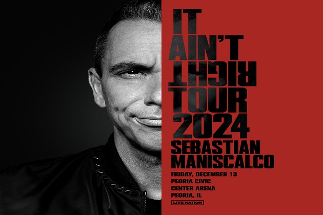 Sebastian Maniscalco Set To Play Peoria Civic Center Arena In December 2024!