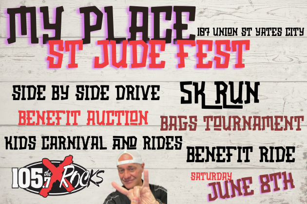 Join Bahan At “My Place” In Yates City This Saturday For The 21st Annual St. Jude Benefit Run!