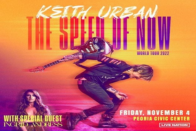 Keith Urban ‘Speed of Now World Tour’ At Peoria Civic Center.