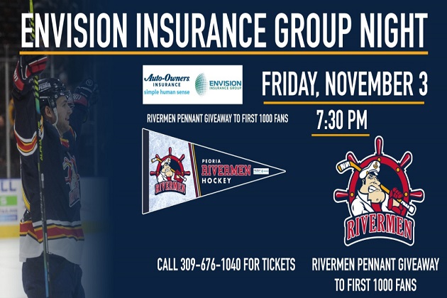 The Peoria Rivermen Return to Home Ice Friday!