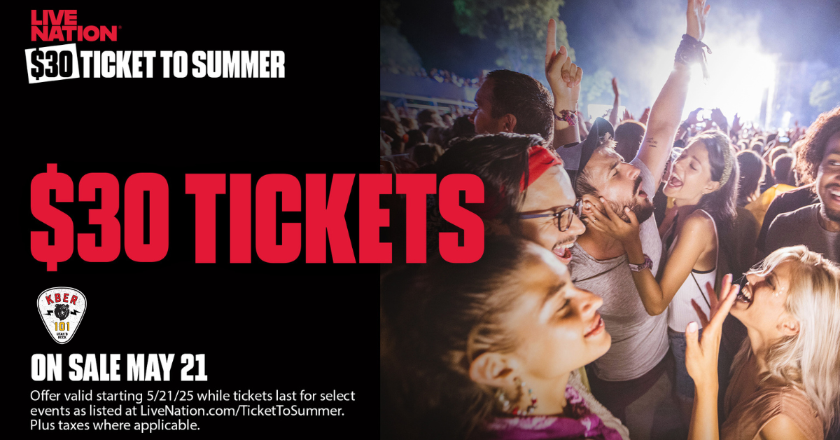 Live Nation’s $30 Ticket To Summer!