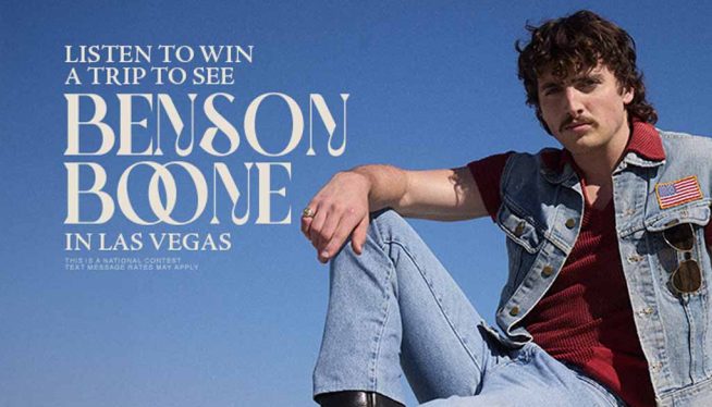 Boone-FeaturedImage Listen for your chance to see Benson Boone in Las Vegas!