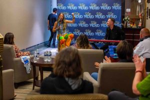 August 17, 2023 ~ Lauren Daigle performs some of her hit songs for a private audience of listeners at the WDVD studio. Photo: Andrew Mullin