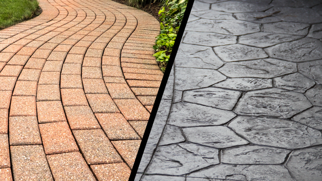 The Inside Outside Guys: Brick Pavers or Decorative Concrete?