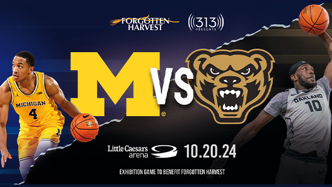 UNIVERSITY OF MICHIGAN VS. OAKLAND UNIVERSITY – COLLEGE BASKETBALL CHARITY EXHIBITION | OCTOBER 20, 2024