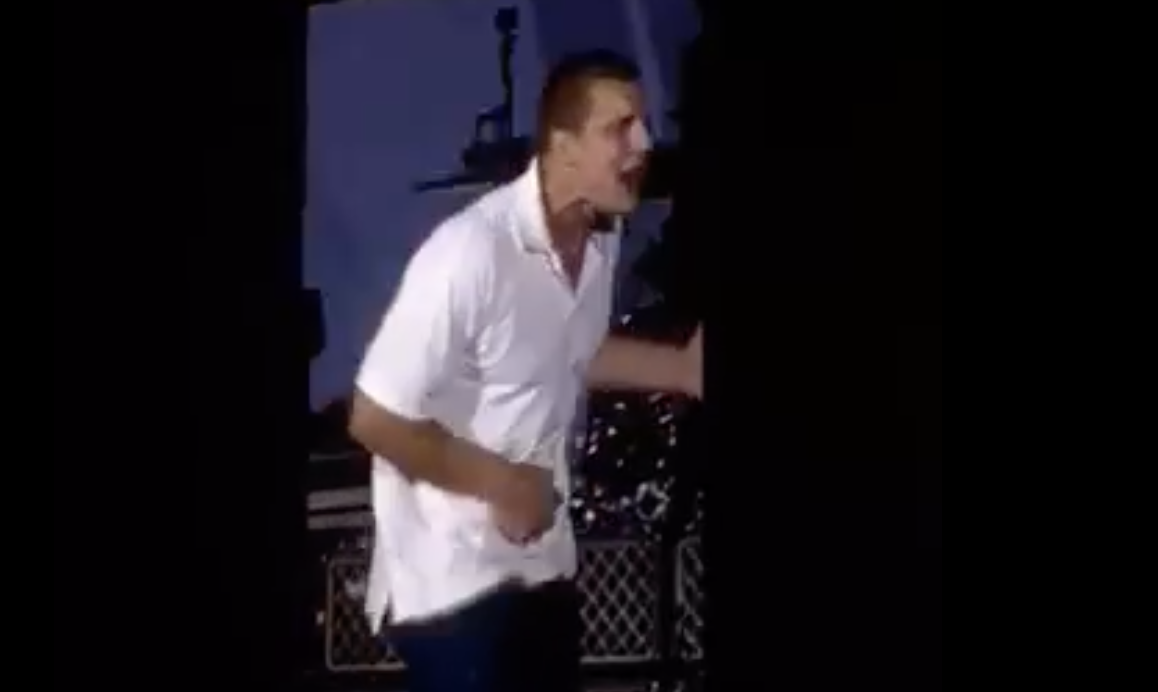 VIDEO: Gronk crashes Paul McCartney concert at Fenway