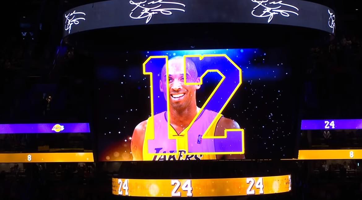 The Celtics Honor Kobe Bryant in Boston