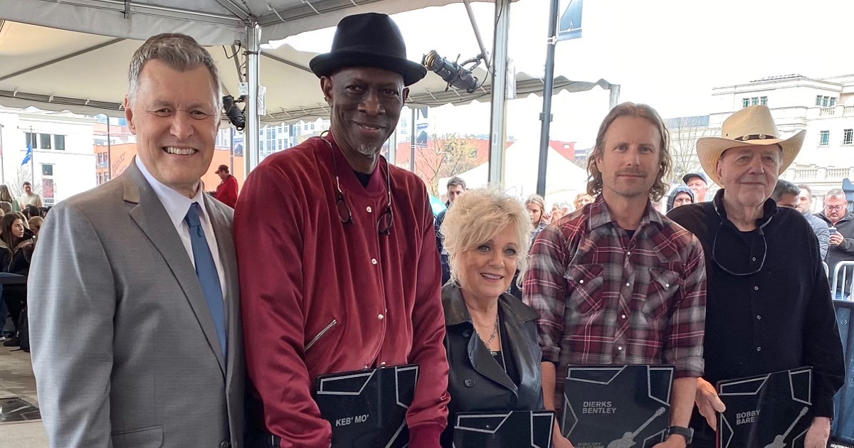 Dierks Bentley, Connie Smith, Bobby Bare & Keb’ Mo’ Get Stars on the Music City Walk of Fame