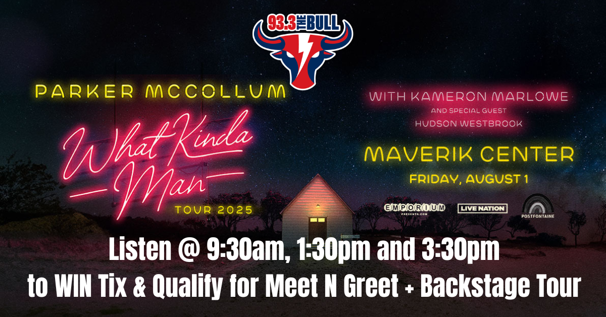 Win Tickets to Parker McCollum + Qualify for a Meet N Greet and Backstage Tour.