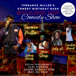 Terrance Miller Comedy Birthday Bash Giveaway!