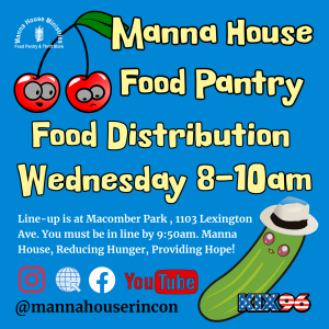 Manna House Wednesday Distribution!