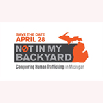Paul W. Smith moderating an important forum on human trafficking in Michigan on Tuesday