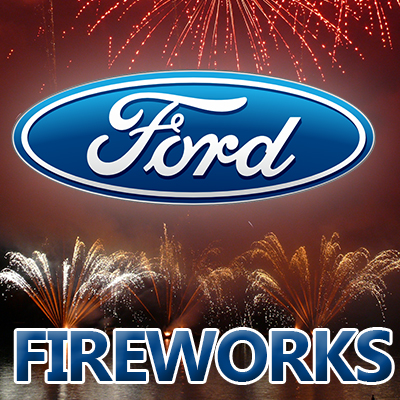 Parking and road closures for Ford Fireworks