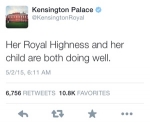 Royal baby is born, it’s a girl for the Duke & Duchess of Cambridge