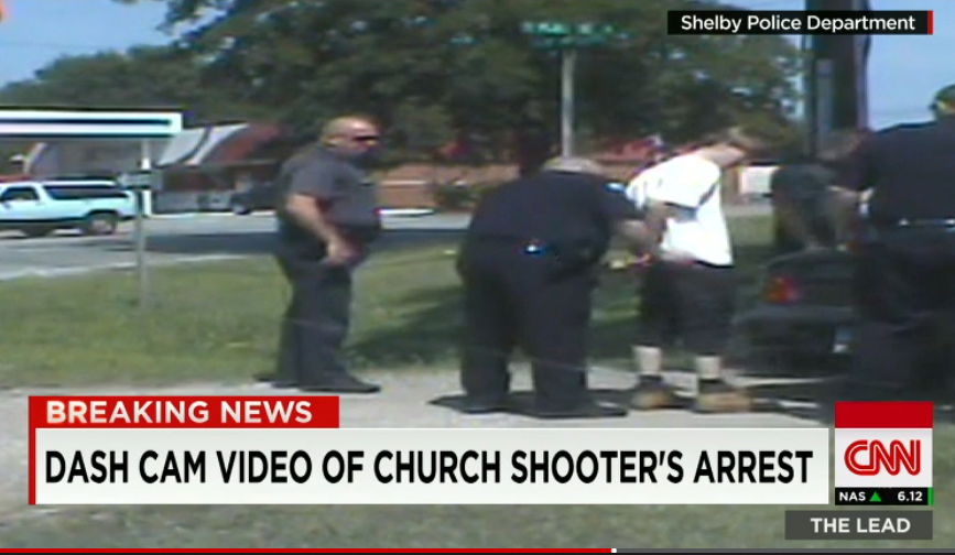Video of Charleston church shooter’s arrest released