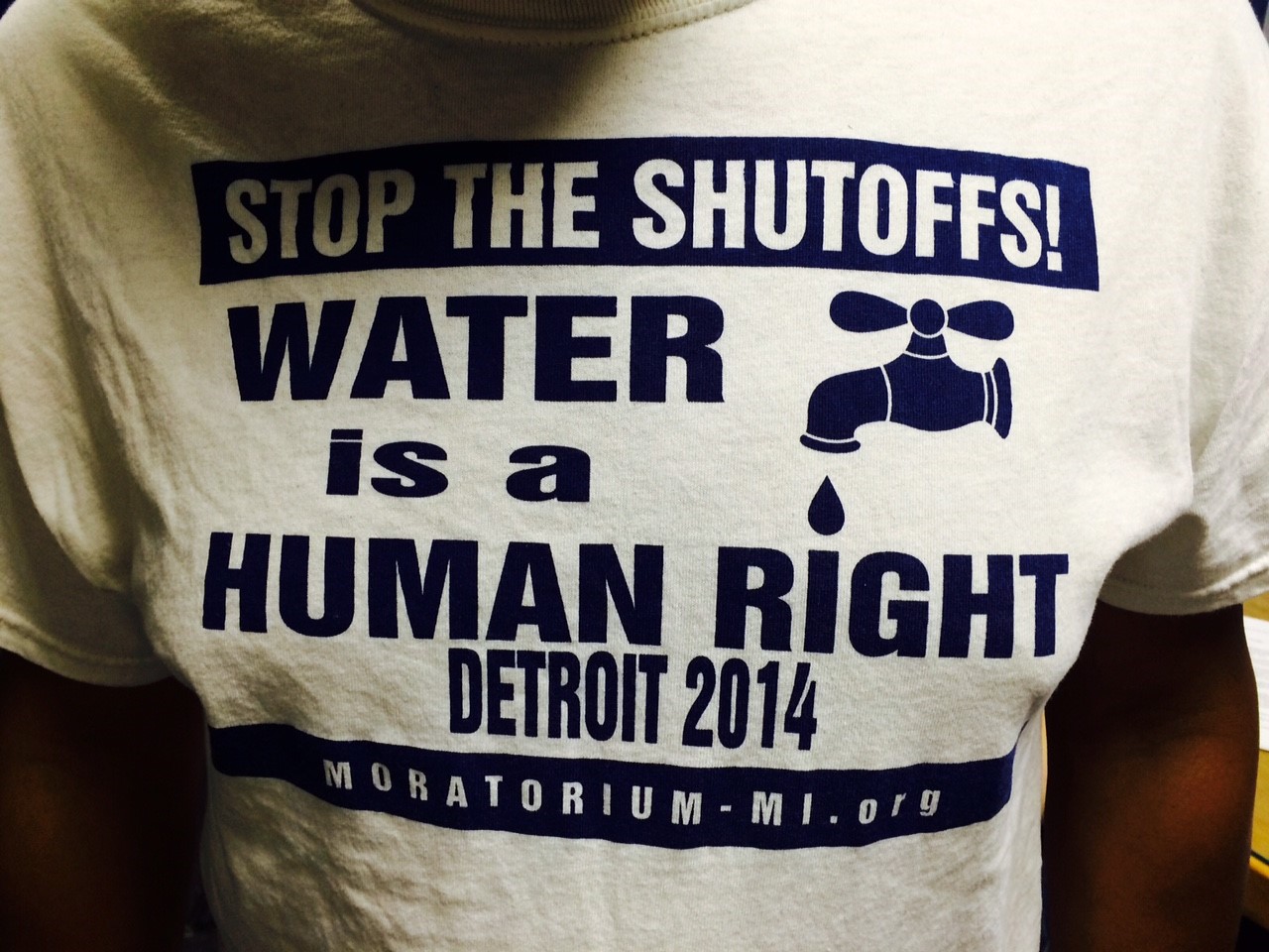 The water battle continues in Detroit