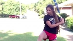 Watch 16-year-old’s amazing softball trick