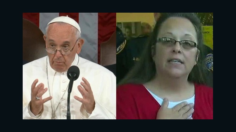 Lawyer: Kim Davis met with Pope Francis