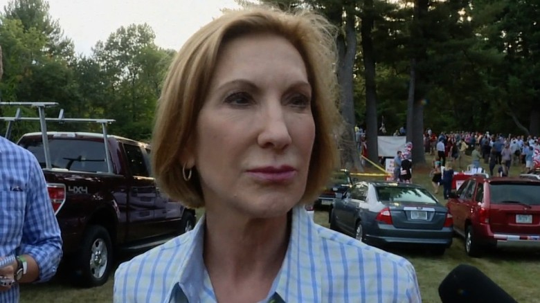 Carly Fiorina says she finds it appalling that women are judged more on their beauty and appearance than their abilities.