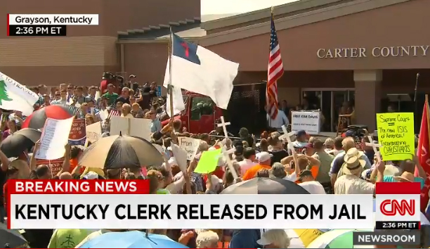 Kentucky clerk Kim Davis released from jail